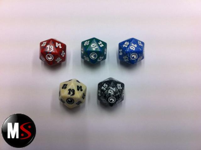 DADO D20 SEQUENZIALE - ORIGINS (ROSSO)