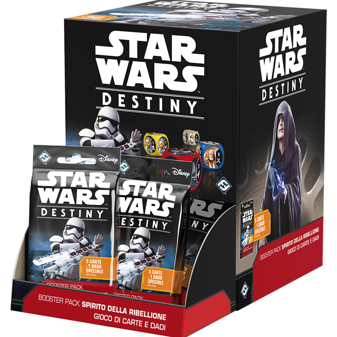 STAR WARS: DESTINY - BOOSTER PACK SPIRITO DELLA RIBELLIONE (BOX 36 PZ)