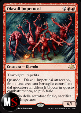 DIAVOLI IMPETUOSI - FOIL PROMO PRERELEASE EMN