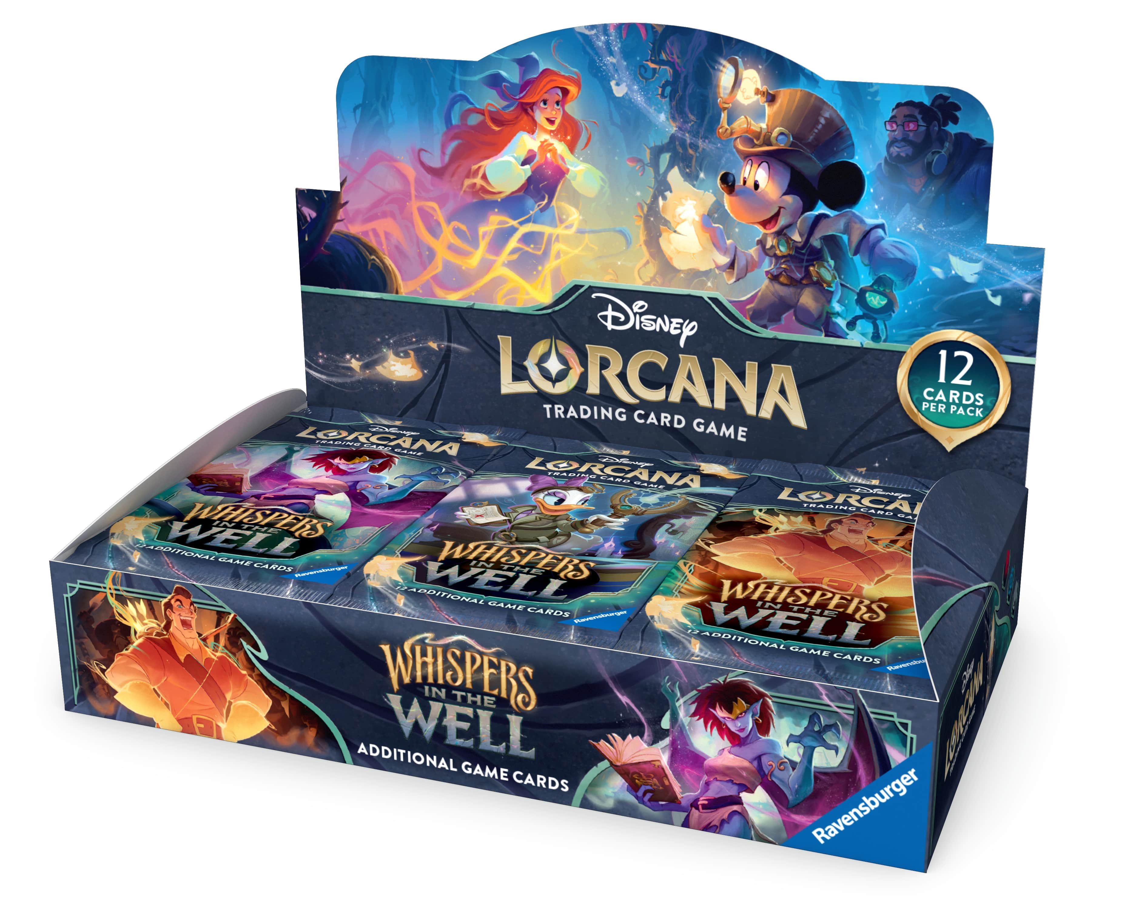 LORCANA - BOX 24 BUSTE - WHISPERS IN THE WELL - ENG LORCANA - BOX 24 BUSTE - WHISPERS IN THE WELL - ENG