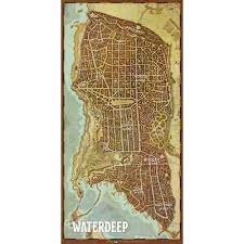 DUNGEONS & DRAGONS 5A EDIZIONE - WATERDEEP: MAPPA DELLA CITTA' (72790I)