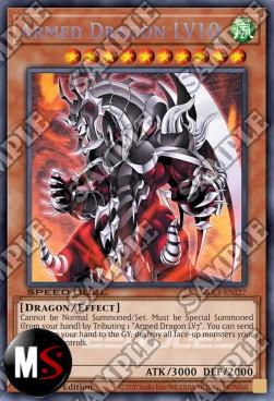 DRAGO ARMATO LV10 (V.2 - SECRET RARE)