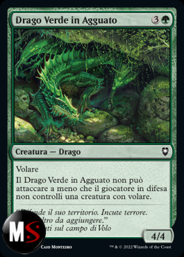 DRAGO VERDE IN AGGUATO