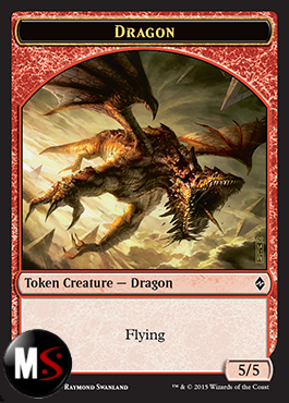 DRAGO 5/5 (BFZ TOKEN)