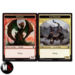 DRAGO FELINO 3/3 - DRAGO 4/4 (COMMANDER 2017 TOKEN)