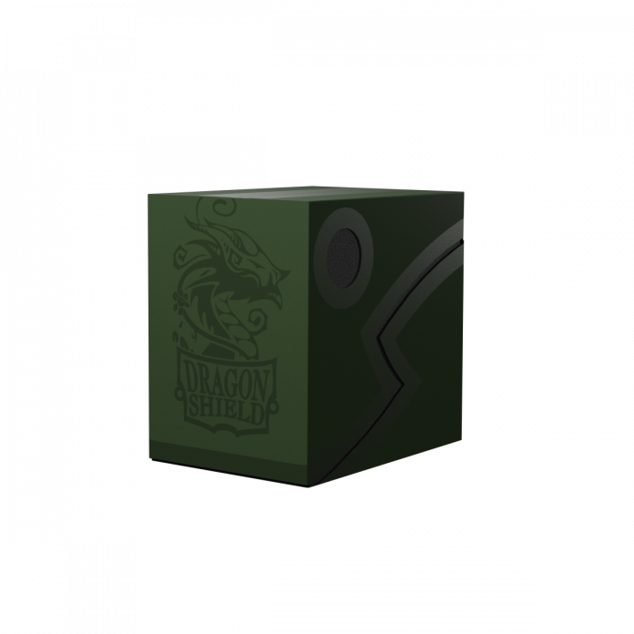 DRAGON SHIELD DOUBLE SHELL - PORTA MAZZO - FOREST GREEN/BLACK (AT-30651)