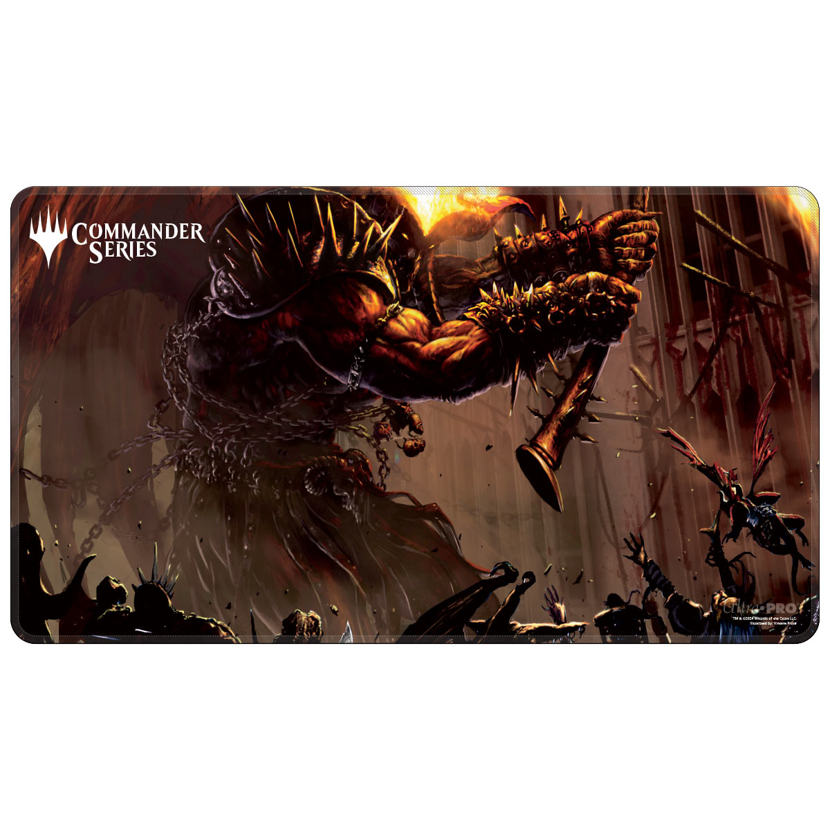 E-38450 - STITCHED EDGE PLAYMAT - RAKDOS E-38450 - STITCHED EDGE PLAYMAT - RAKDOS