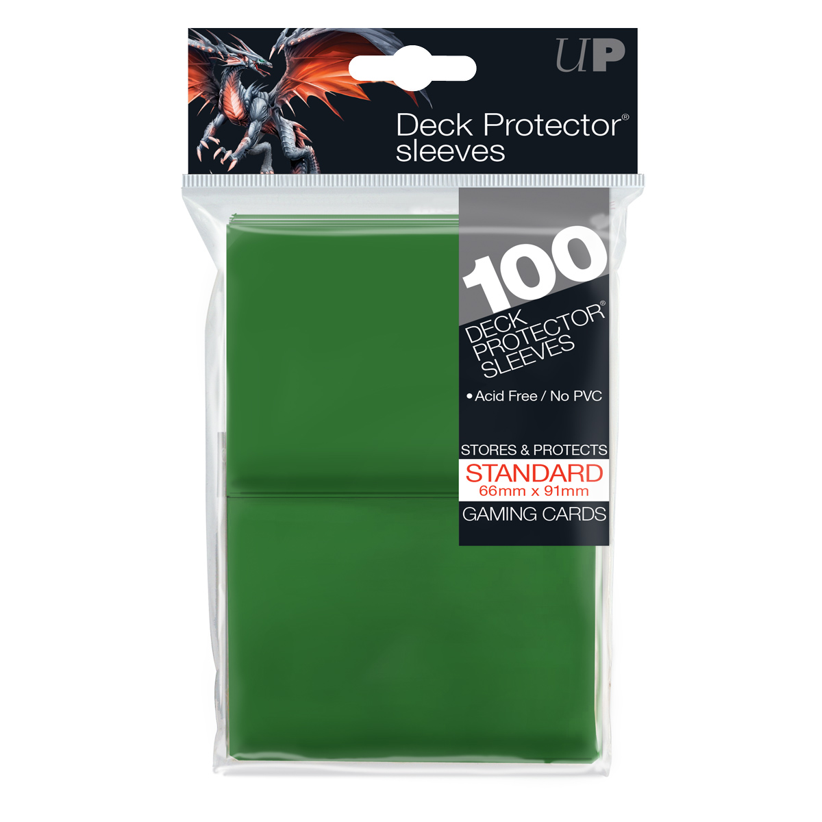 E-82693	100PZ GREEN STANDARD DECK PROTECTORS