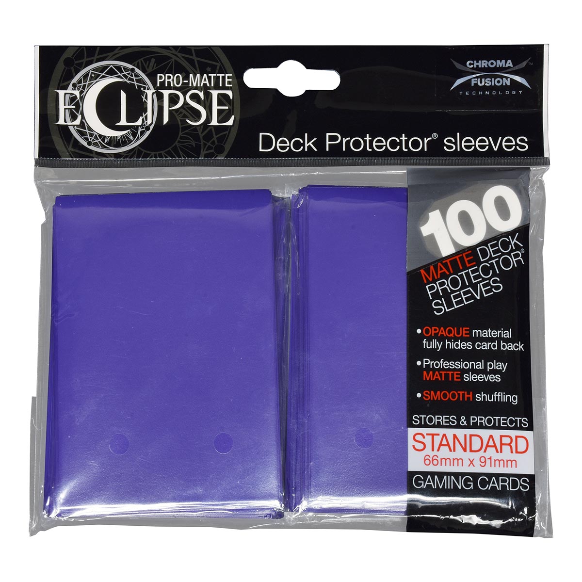 E-85610	ECLIPSE MATTE STANDARD SLEEVES - ROYAL PURPLE