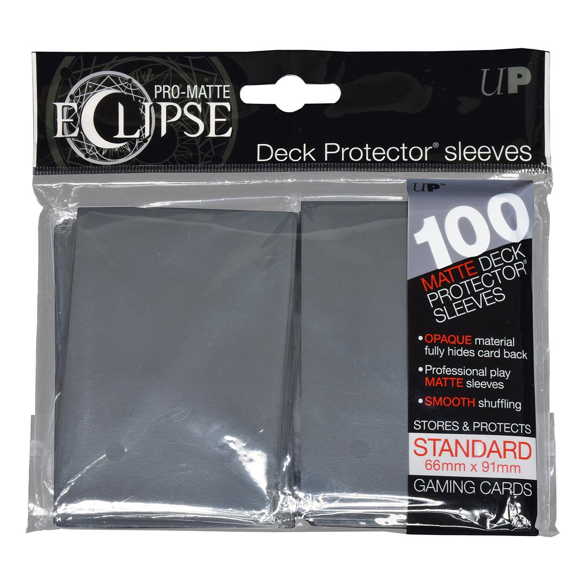 E-85611 ECLIPSE MATTE STANDARD SLEEVES - SMOKE GREY E-85611 ECLIPSE MATTE STANDARD SLEEVES - SMOKE GREY