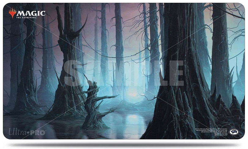 E-86714 - PLAYMAT - MTG LANDS - SWAMP