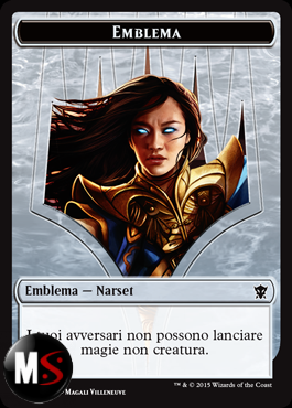 EMBLEMA NARSET (DRAGHI DI TARKIR - TOKEN)