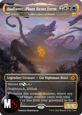 BIOLLANTE, BESTIA PIANTIFORME  /  NETHROI, ALFA DELLA MORTE FOIL
