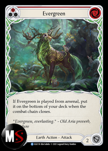 EVERGREEN - RED EVERGREEN - RED