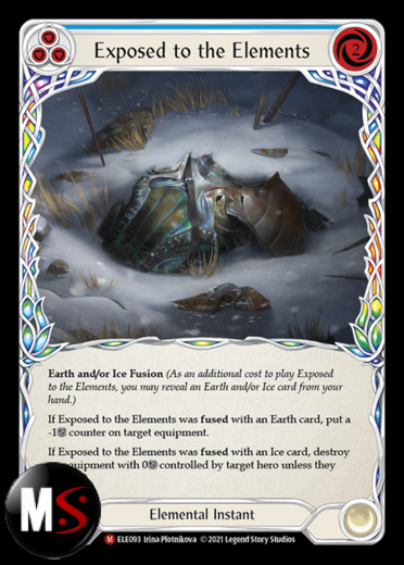 EXPOSED TO THE ELEMENTS EXPOSED TO THE ELEMENTS