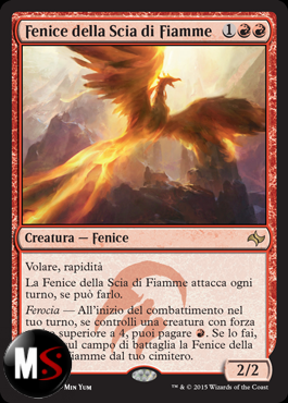 FENICE DELLA SCIA DI FIAMME