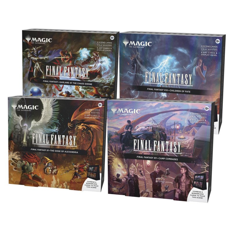 MTG - FINAL FANTASY SCENE HOLIDAY RELEASE BOX DISPLAY (4 BOX) - INGLESE MTG - FINAL FANTASY SCENE HOLIDAY RELEASE BOX DISPLAY (4 BOX) - INGLESE