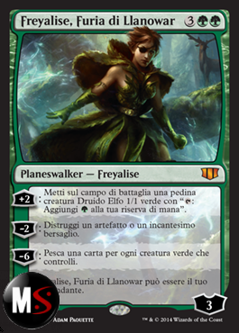 FREYALISE, FURIA DI LLANOWAR - OVERSIZE FOIL