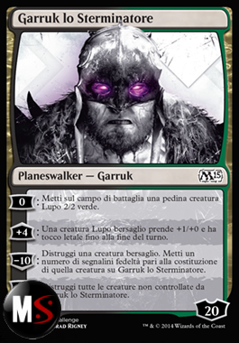 GARRUK LO STERMINATORE - PRERELEASE OVERSIZE PLANESWALKER