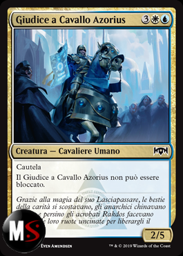 GIUDICE A CAVALLO AZORIUS