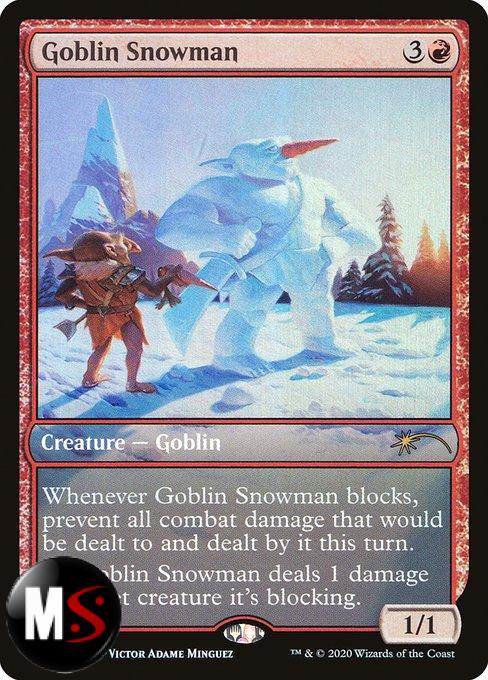 PUPAZZO DI NEVE DEI GOBLIN - FOIL