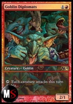 DIPLOMATICI GOBLIN - FULL ART FOIL GAMES DAY MAGIC 2014