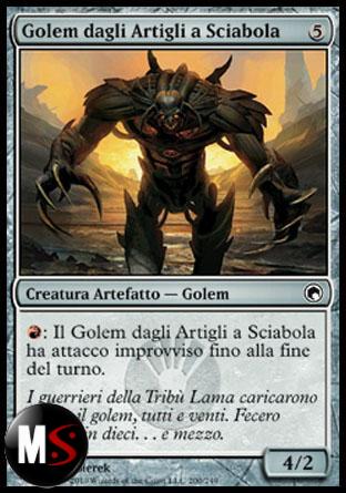 GOLEM DAGLI ARTIGLI A SCIABOLA