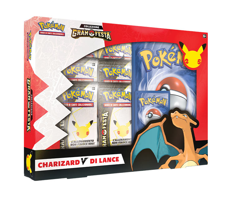 POKEMON COLLEZIONE GRAN FESTA CHARIZARD V DI LANCE - ITA POKEMON COLLEZIONE GRAN FESTA CHARIZARD V DI LANCE - ITA