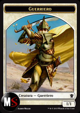 GUERRIERO 1/1 (DRAGHI DI TARKIR - TOKEN)