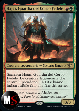 HAJAR, GUARDIA DEL CORPO FEDELE