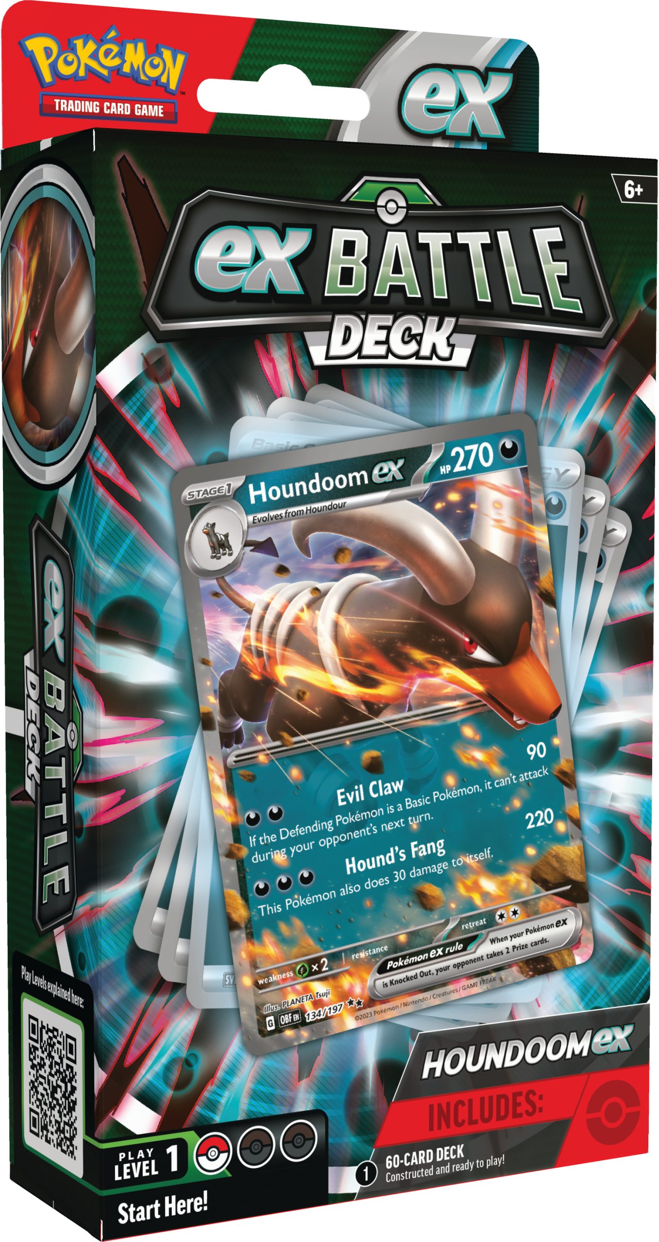 POKEMON - MAZZO LOTTE EX HOUNDOOM - 1 CONFEZIONE