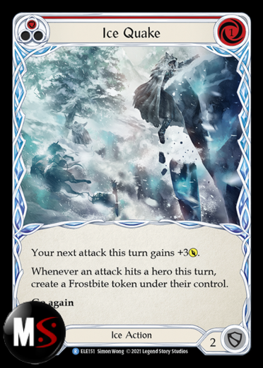 ICE QUAKE - RED ICE QUAKE - RED