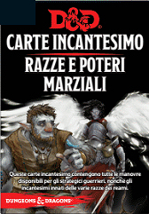 DUNGEONS & DRAGONS 5A EDIZIONE - CARTE INCANTESIMO RAZZE E POTERI MARZIALI DUNGEONS & DRAGONS 5A EDIZIONE - CARTE INCANTESIMO RAZZE E POTERI MARZIALI