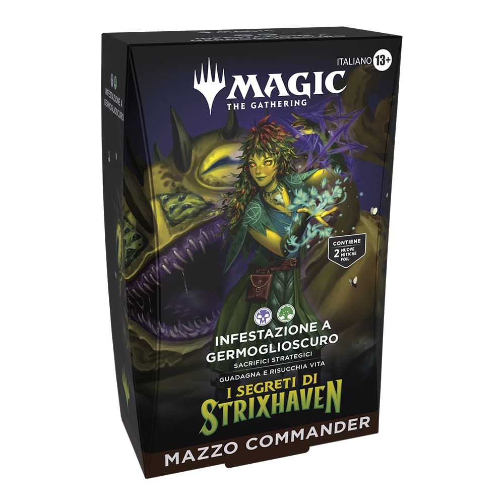 MTG - I SEGRETI DI STRIXHAVEN - COMMANDER DECK INFESTAZIONE A GERMOGLIOSCURO - ITALIANO