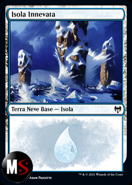Magic: The Gathering - Snow-Covered Island (Isola Innevata) - Ice Age - Carta Singola