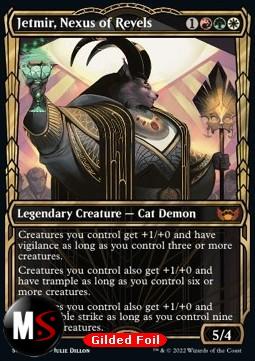 JETMIR, FULCRO DEI BAGORDI - GILDED FOIL