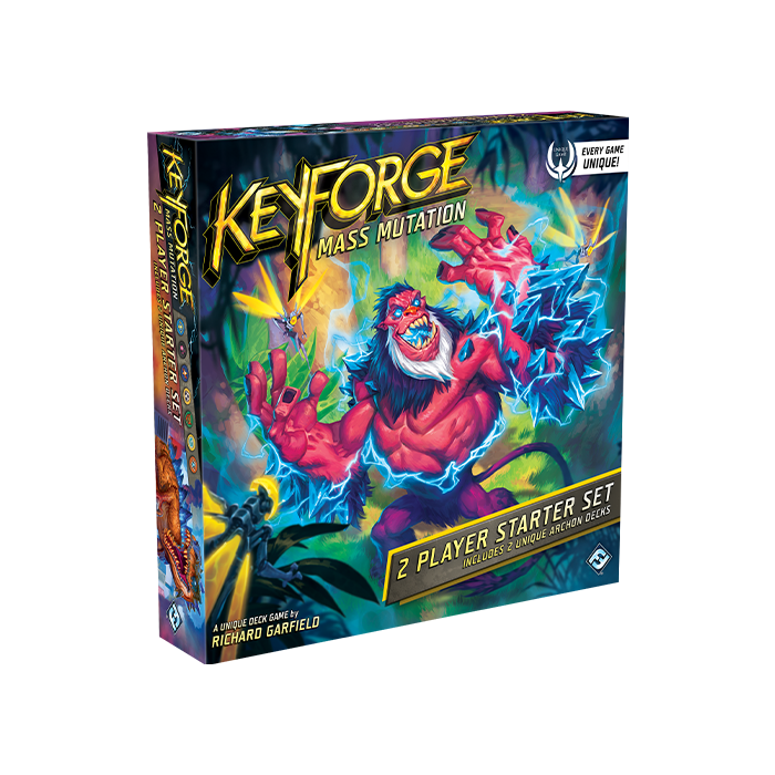 KEYFORGE - MUTAZIONE DI MASSA: STARTER SET PER 2 GIOCATORI KEYFORGE - MUTAZIONE DI MASSA: STARTER SET PER 2 GIOCATORI