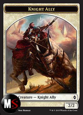 ALLEATO CAVALIERE 2/2 (BFZ TOKEN)