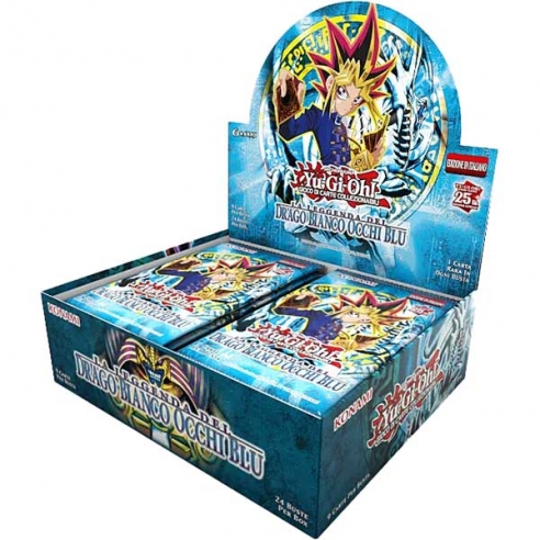 LEGENDARY COLLECTION - LA LEGGENDA DEL DRAGO BIANCO OCCHI BLU - BOX 24 BUSTE - 25 ANNIVERSARIO LEGENDARY COLLECTION - LA LEGGENDA DEL DRAGO BIANCO OCCHI BLU - BOX 24 BUSTE - 25 ANNIVERSARIO
