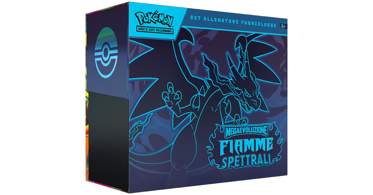 POKEMON SET ALLENATORE FUORICLASSE - MEGAEVOLUZIONE FIAMME SPETTRALI