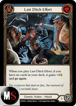 LAST DITCH EFFORT - RAINBOW FOIL LAST DITCH EFFORT - RAINBOW FOIL