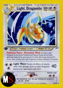 LIGHT DRAGONITE (NDE 14) - GIAPPONESE - NEAR MINT