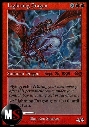 DRAGO DEL FULMINE (URZA'S SAGA PRERELEASE)