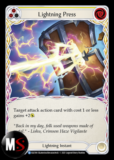 LIGHTNING PRESS - YELLOW LIGHTNING PRESS - YELLOW