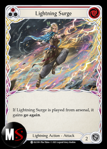 LIGHTNING SURGE - RED LIGHTNING SURGE - RED