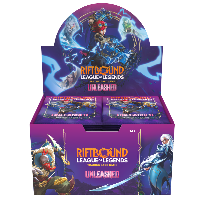 LOL RIFTBOUND: UNLEASHED - BOOSTER DISPLAY (24 BOOSTER PACK) - INGLESE