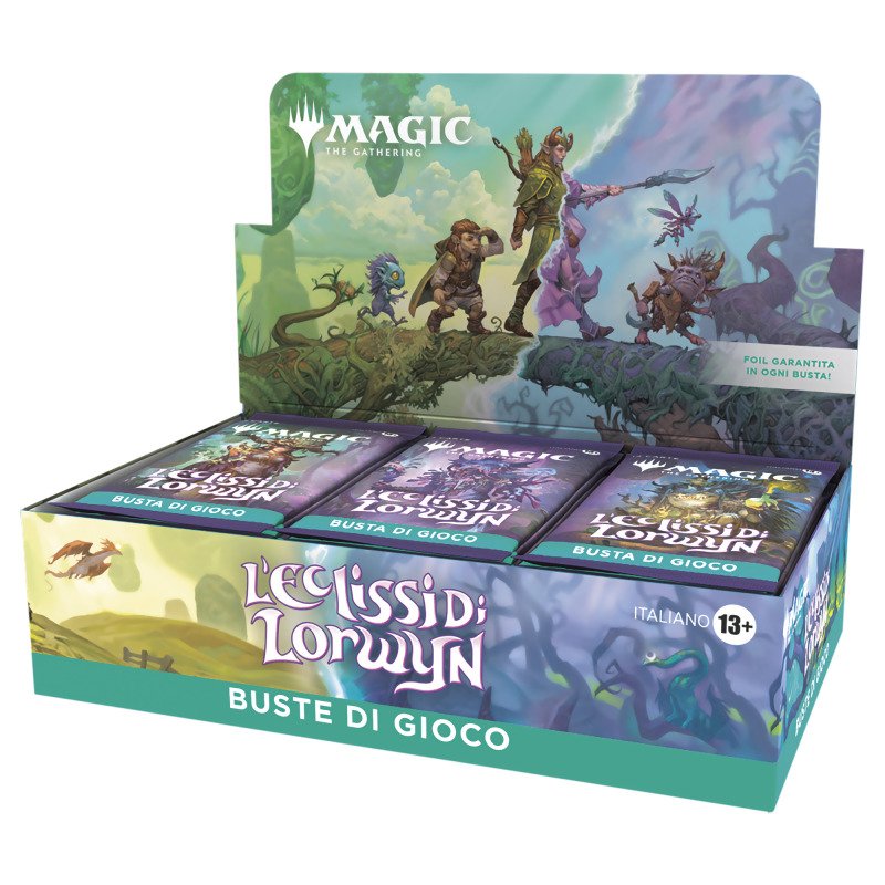 MTG - L'ECLISSI DI LORWYN - PLAY BOOSTER DISPLAY (30 BUSTE) - ITALIANO MTG - L'ECLISSI DI LORWYN - PLAY BOOSTER DISPLAY (30 BUSTE) - ITALIANO