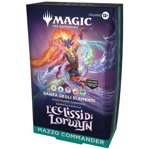 MTG - L'ECLISSI DI LORWYN - COMMANDER DECK "DANZA DEGLI ELEMENTI" - ITALIANO MTG - L'ECLISSI DI LORWYN - COMMANDER DECK "DANZA DEGLI ELEMENTI" - ITALIANO