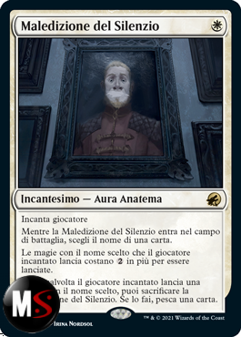 MALEDIZIONE DEL SILENZIO