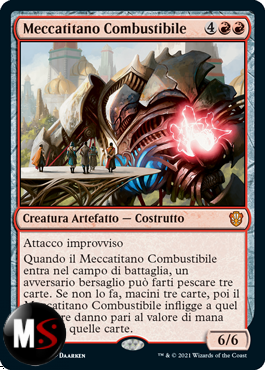 MECCATITANO COMBUSTIBILE